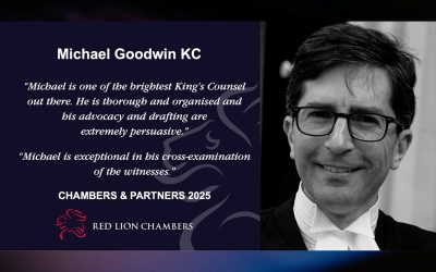 Michael Goodwin KC ranked again as a Leading King’s Counsel